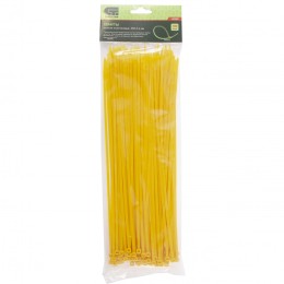 Хомуты, 300 x 3.6 мм, пластиковые, желтые, 100 шт Сибртех 45509 Хомуты, 300 x 3.6 мм, пластиковые, желтые, 100 шт Сибртех 45509