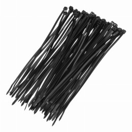 Хомуты, 250 x 4.8 мм, пластиковые, черные, 100 шт Сибртех 45564