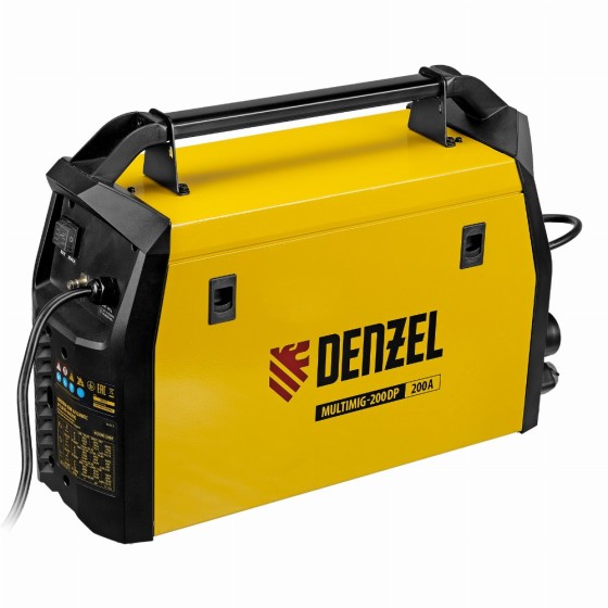 Аппарат инвертор. полуавтомат. сварки MultiMIG-200DP Synergy Double Pulse, 200 А, ПВ 80% Denzel 94313 Аппарат инвертор. полуавтомат. сварки MultiMIG-200DP Synergy Double Pulse, 200 А, ПВ 80% Denzel 94313