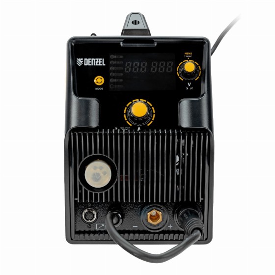 Аппарат инвертор. полуавтомат. cварки IMIG-205SDR, 200 А, ПВ 60%, катушка 5 кг Denzel 94364 Аппарат инвертор. полуавтомат. cварки IMIG-205SDR, 200 А, ПВ 60%, катушка 5 кг Denzel 94364