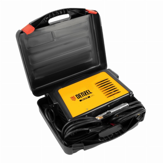 Аппарат инвертор. дуговой сварки SDM-220 Top, 220 А, ПВ 60% кейс Denzel 94358 Аппарат инвертор. дуговой сварки SDM-220 Top, 220 А, ПВ 60% кейс Denzel 94358