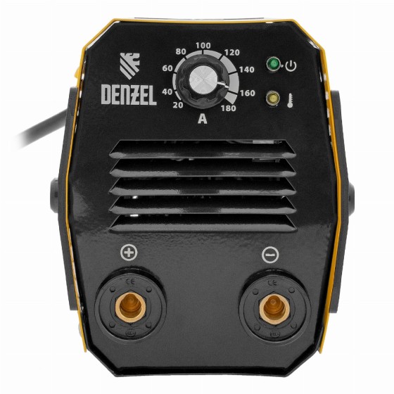 Аппарат инверторный дуговой сварки DS-180 Compact, 180 А, ПВ 70%, диаметр электрода 1.6-4 мм Denzel 94372