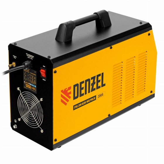 Аппарат инвертор. аргонодуговой сварки ITIG-200 ACDC Mix Pulse, 200 А, ПВ 60% Denzel 94319