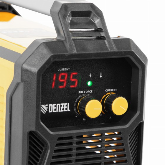 Аппарат инвертор. дуговой сварки DM-200 Standart, 200 А, ПВ 60% Denzel 94325 Аппарат инвертор. дуговой сварки DM-200 Standart, 200 А, ПВ 60% Denzel 94325