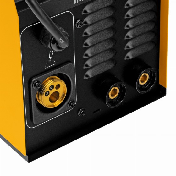 Аппарат инвертор. полуавтомат. cварки IMIG-160 Synergy, 160 А, ПВ 60%, катушка 5 кг Denzel 94314