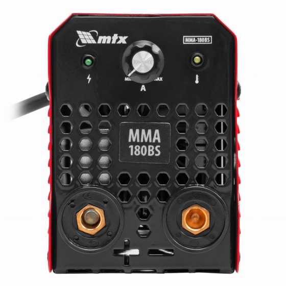 Инверторный аппарат дуговой сварки MMA-180BS, 180 А, ПВ 60% MTX 94397 Инверторный аппарат дуговой сварки MMA-180BS, 180 А, ПВ 60% MTX 94397
