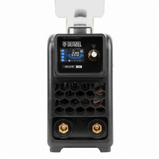 Аппарат инвертор. дуговой сварки SDM-220 Top, 220 А, ПВ 60% Denzel 94357 Аппарат инвертор. дуговой сварки SDM-220 Top, 220 А, ПВ 60% Denzel 94357