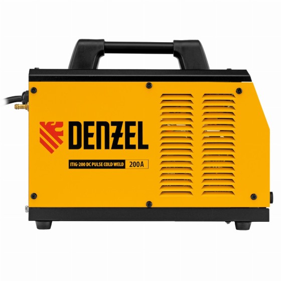 Аппарат инвертор. аргонодуговой сварки ITIG-200 DС Pulse Cold Weld, 200 А, ПВ 60% Denzel 94329