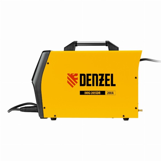 Аппарат инвертор. полуавтомат. cварки IMIG-205SDR, 200 А, ПВ 60%, катушка 5 кг Denzel 94364 Аппарат инвертор. полуавтомат. cварки IMIG-205SDR, 200 А, ПВ 60%, катушка 5 кг Denzel 94364
