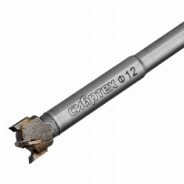 Сверло Форстнера по дереву, 12 мм, цилиндрический хвостовик Сибртех 704812 Сверло Форстнера по дереву, 12 мм, цилиндрический хвостовик Сибртех 704812