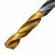 Сверло спиральное по металлу 5 х 132 мм, Р6М5, Golden Tip, удлиненное Denzel 718254 Сверло спиральное по металлу 5 х 132 мм, Р6М5, Golden Tip, удлиненное Denzel 718254