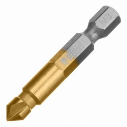 Зенковка конусная под М3, HSS, по металлу, 6-гранный хвостовик Denzel 72301