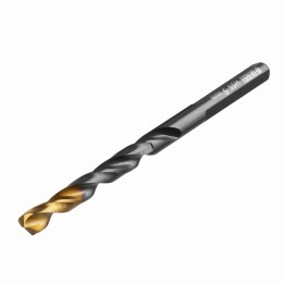 Сверло по металлу, 5 мм, HSS-Tin, Golden Tip, 10 шт. Denzel 717213