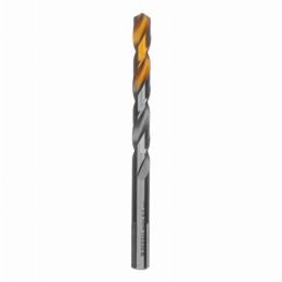 Сверло спиральное по металлу 8,5 x 117 мм, Р6М5, Golden Tip Denzel 718240 Сверло спиральное по металлу 8,5 x 117 мм, Р6М5, Golden Tip Denzel 718240