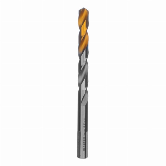 Сверло спиральное по металлу 8,5 x 117 мм, Р6М5, Golden Tip Denzel 718240 Сверло спиральное по металлу 8,5 x 117 мм, Р6М5, Golden Tip Denzel 718240