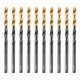 Сверло по металлу, 4 мм, HSS-Tin, Golden Tip, 10 шт. Denzel 717209 Сверло по металлу, 4 мм, HSS-Tin, Golden Tip, 10 шт. Denzel 717209