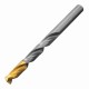 Набор сверл по металлу, 1-10 мм, Р6М5-TiN, Golden Tip, 10 шт Denzel 723001