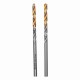 Сверло спиральное по металлу 3,5 x 70 мм, Р6М5, Golden Tip , 2шт. Denzel 718227 Сверло спиральное по металлу 3,5 x 70 мм, Р6М5, Golden Tip , 2шт. Denzel 718227