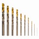 Набор сверл по металлу, 1-10 мм, Р6М5К8-TiN, Golden Tip, 10 шт Denzel 723005 Набор сверл по металлу, 1-10 мм, Р6М5К8-TiN, Golden Tip, 10 шт Denzel 723005