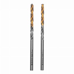 Сверло спиральное по металлу 3 x 60 мм, Р6М5, Golden Tip , 2шт. Denzel 718225