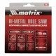 Коронка Bimetal, 105 мм Matrix 72493 Коронка Bimetal, 105 мм Matrix 72493