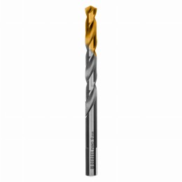 Сверло спиральное по металлу 9 x 125 мм, Р6М5, Golden Tip Denzel 718241 Сверло спиральное по металлу 9 x 125 мм, Р6М5, Golden Tip Denzel 718241