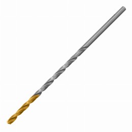 Сверло спиральное по металлу 3 х 100 мм, Р6М5, Golden Tip, удлиненное, 2шт. Denzel 718247 Сверло спиральное по металлу 3 х 100 мм, Р6М5, Golden Tip, удлиненное, 2шт. Denzel 718247