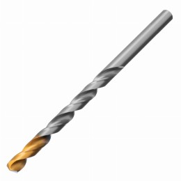 Сверло спиральное по металлу 10 х 184 мм, Р6М5, Golden Tip, удлиненное Denzel 718263