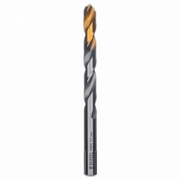 Сверло спиральное по металлу 11 x 142 мм, Р6М5, Golden Tip  Denzel 718243