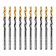 Сверло по металлу, 4,2 мм, HSS-Tin, Golden Tip, 10 шт. Denzel 717210