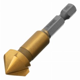 Зенковка конусная под М8, HSS, по металлу, 6-гранный хвостовик Denzel 72308 Зенковка конусная под М8, HSS, по металлу, 6-гранный хвостовик Denzel 72308