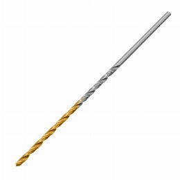 Сверло спиральное по металлу 2 х 86 мм Р6М5, Golden Tip, удлиненное, 2шт. Denzel 718245 Сверло спиральное по металлу 2 х 86 мм Р6М5, Golden Tip, удлиненное, 2шт. Denzel 718245