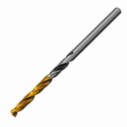 Сверло спиральное по металлу 3,5 x 70мм, Р6М5, Golden Tip, многогранная заточка, 2шт. Denzel 718270 Сверло спиральное по металлу 3,5 x 70мм, Р6М5, Golden Tip, многогранная заточка, 2шт. Denzel 718270