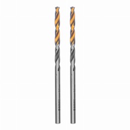 Сверло спиральное по металлу 3,2 x 65мм, Р6М5, Golden Tip, многогранная заточка, 2шт. Denzel 718269