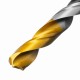Сверло спиральное по металлу 10 x 133мм, Р6М5, Golden Tip, многогранная заточка Denzel 718285 Сверло спиральное по металлу 10 x 133мм, Р6М5, Golden Tip, многогранная заточка Denzel 718285