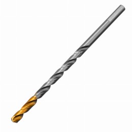 Сверло спиральное по металлу 6 х 139 мм, Р6М5, Golden Tip, удлиненное Denzel 718256
