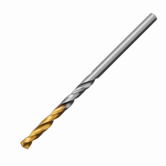 Сверло спиральное по металлу 3,2 x 65 мм, Р6М5, Golden Tip , 2шт. Denzel 718226 Сверло спиральное по металлу 3,2 x 65 мм, Р6М5, Golden Tip , 2шт. Denzel 718226