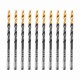 Сверло по металлу, 3,2 мм, HSS-Tin, Golden Tip, 10 шт. Denzel 717206 Сверло по металлу, 3,2 мм, HSS-Tin, Golden Tip, 10 шт. Denzel 717206