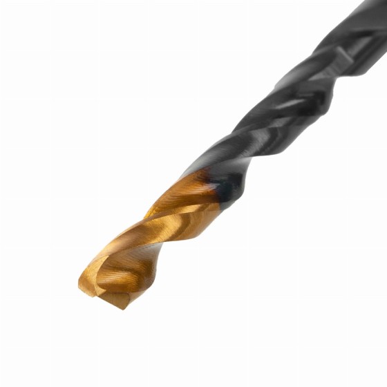 Набор сверл по металлу, 1,5-6,5 мм, HSS-Tin, Golden Tip, 13 шт Denzel 72318 Набор сверл по металлу, 1,5-6,5 мм, HSS-Tin, Golden Tip, 13 шт Denzel 72318