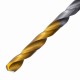 Сверло спиральное по металлу 4 x 75 мм, Р6М5, Golden Tip Denzel 718229 Сверло спиральное по металлу 4 x 75 мм, Р6М5, Golden Tip Denzel 718229