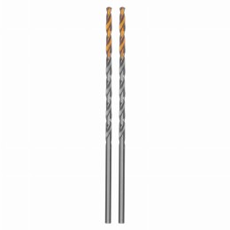 Сверло спиральное по металлу 3 х 100 мм, Р6М5, Golden Tip, удлиненное, 2шт. Denzel 718247
