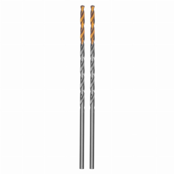 Сверло спиральное по металлу 3 х 100 мм, Р6М5, Golden Tip, удлиненное, 2шт. Denzel 718247 Сверло спиральное по металлу 3 х 100 мм, Р6М5, Golden Tip, удлиненное, 2шт. Denzel 718247