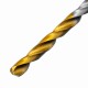 Сверло спиральное по металлу 3 x 60 мм, Р6М5, Golden Tip , 2шт. Denzel 718225 Сверло спиральное по металлу 3 x 60 мм, Р6М5, Golden Tip , 2шт. Denzel 718225