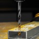 Сверло спиральное по металлу 9 x 125мм, Р6М5, Golden Tip, многогранная заточка Denzel 718284
