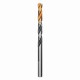 Сверло спиральное по металлу 6 x 93мм, Р6М5, Golden Tip, многогранная заточка Denzel 718278