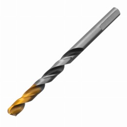 Сверло спиральное по металлу 7,0 x 109мм, Р6М5, Golden Tip, многогранная заточка Denzel 718280
