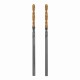Сверло спиральное по металлу 2 x 49 мм, Р6М5, Golden Tip , 2шт. Denzel 718223 Сверло спиральное по металлу 2 x 49 мм, Р6М5, Golden Tip , 2шт. Denzel 718223