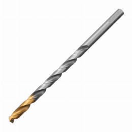 Сверло спиральное по металлу 8 х 165 мм, Р6М5, Golden Tip, удлиненное Denzel 718260