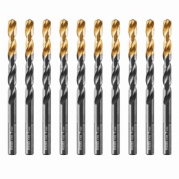Сверло по металлу, 7 мм, HSS-Tin, Golden Tip, 10 шт. Denzel 717217