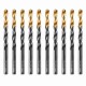 Сверло по металлу, 7 мм, HSS-Tin, Golden Tip, 10 шт. Denzel 717217 Сверло по металлу, 7 мм, HSS-Tin, Golden Tip, 10 шт. Denzel 717217